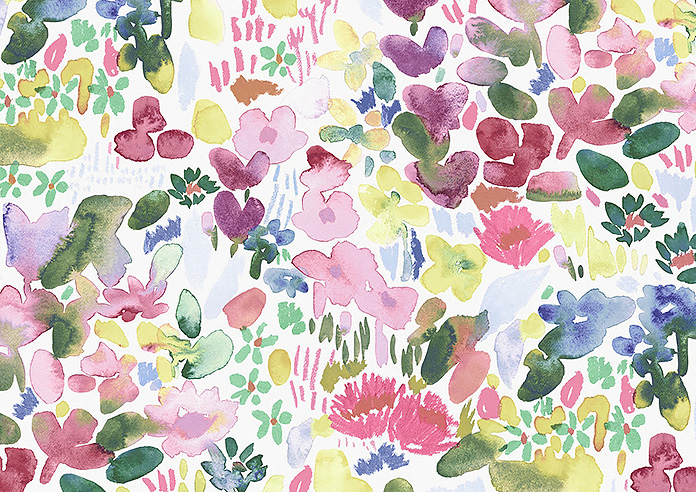 Bluebellgray Flora, Cerise - Made to Measure Curtains - Image 8